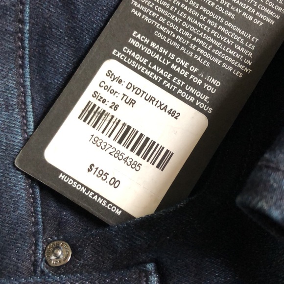 HUDSON Los Angeles (26) Centerfold Extreme High Rise super skinny ankle - Picture 10 of 13